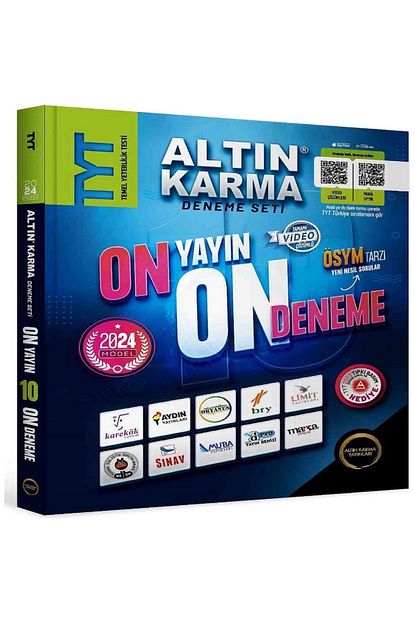 Tyt 2024 10 Yayın 10 Deneme Tamamı Video Çözümlü