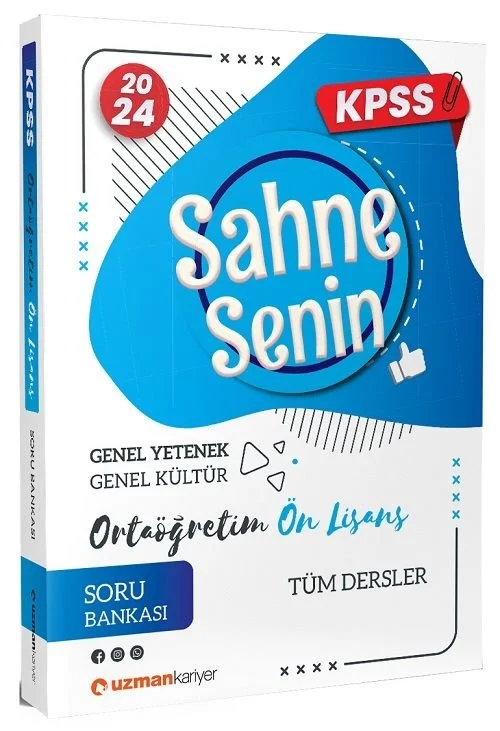 Uzman Kariyer Yayınları 2024 KPSS Lise Ortaöğretim Ön Lisans Sahne Senin Soru Bankası Tek Kitap Uzman Kariyer Yayınları 2024 KPSS Lise Ortaöğretim Ön Lisans Sahne Senin Soru Bankası Tek Kitap