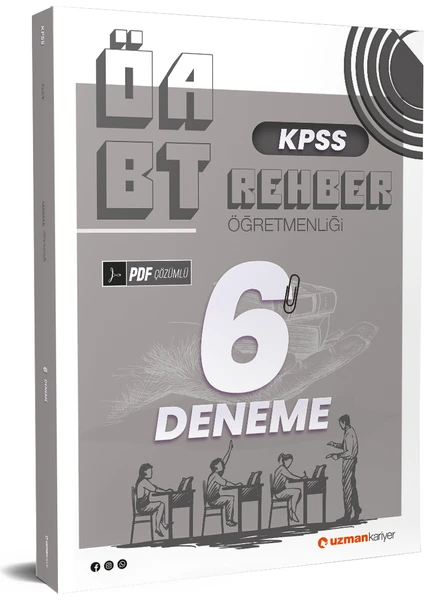 Uzman Kariyer Yayınları 2024 ÖABT Rehber Öğretmenliği 6 Deneme Uzman Kariyer Yayınları 2024 ÖABT Rehber Öğretmenliği 6 Deneme