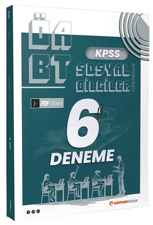 Uzman Kariyer Yayınları ÖABT Sosyal Bilgiler Öğretmenliği 6 Deneme PDF Çözümlü