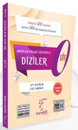 YKS AYT Diziler Sıfır 0 Konu Anlatımı Karekök Yayınları