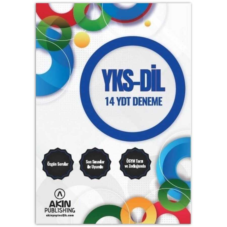 YKS DİL YDT 14 Deneme Akın Dil Yayınları