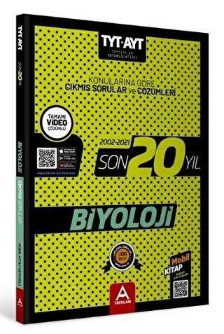YKS TYT AYT Biyoloji Son 20 Yıl Çıkmış Sorular 2002-2021