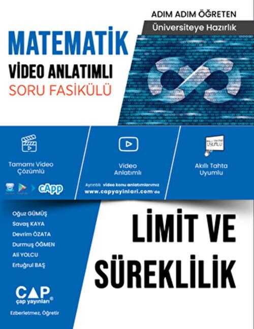 YKS TYT AYT Limit ve Süreklilik Konu Anlatımlı Soru Bankası Video Çözümlü YKS TYT AYT Limit ve Süreklilik Konu Anlatımlı Soru Bankası Video Çözümlü