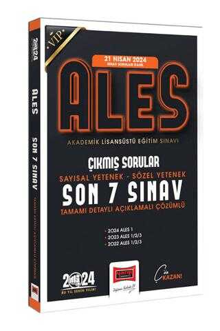Yargı Yayınevi 2024 ALES Son 7 Sınav Çıkmış Sorular 21 Nisan 2024 Sınavı Dahil Yargı Yayınevi 2024 ALES Son 7 Sınav Çıkmış Sorular 21 Nisan 2024 Sınavı Dahil