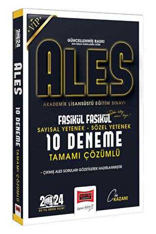 Yargı Yayınevi 2024 ALES Vip Sayısal-Sözel Yetenek Fasikül Fasikül Tamamı Detaylı Çözümlü 10 Deneme