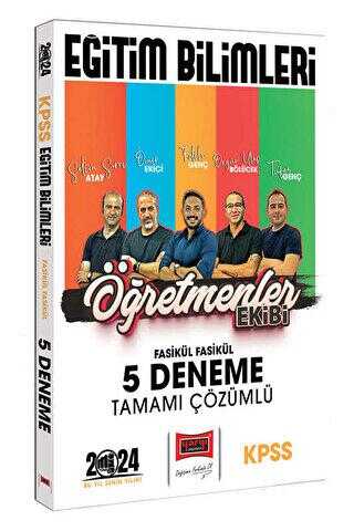 Yargı Yayınevi 2024 KPSS Eğitim Bilimleri Öğretmenler Ekibi Fasikül Fasikül Tamamı Çözümlü 5 Deneme