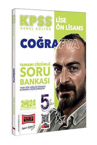 Yargı Yayınevi 2024 KPSS Lise Ön Lisans 5Yüz Coğrafya Tamamı Çözümlü Soru Bankası Yargı Yayınevi 2024 KPSS Lise Ön Lisans 5Yüz Coğrafya Tamamı Çözümlü Soru Bankası