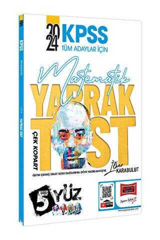 Yargı Yayınevi 2024 KPSS Tüm Adaylar İçin 5Yüz Matematik Çek Kopart Yaprak Test