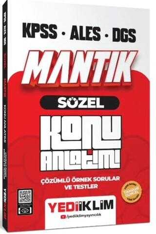 Yediiklim Yayınları 2024 KPSS - ALES - DGS Sözel Mantık Konu Anlatımı Yediiklim Yayınları 2024 KPSS - ALES - DGS Sözel Mantık Konu Anlatımı