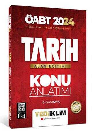 Yediiklim Yayınları 2024 ÖABT Tarih Alan Eğitimi Konu Anlatımı