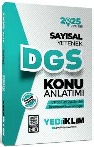 Yediiklim Yayınları 2025 DGS Sayısal Yetenek Konu Anlatımı Yediiklim Yayınları 2025 DGS Sayısal Yetenek Konu Anlatımı