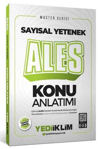 Yediiklim Yayınları 2025 Master Serisi ALES Sayısal Yetenek Konu Anlatımı Yediiklim Yayınları 2025 Master Serisi ALES Sayısal Yetenek Konu Anlatımı