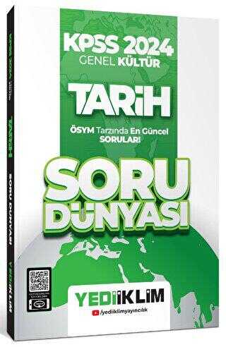 Yediiklim Yayınları KPSS 2024 Genel Kültür Tarih Soru Dünyası Yediiklim Yayınları KPSS 2024 Genel Kültür Tarih Soru Dünyası