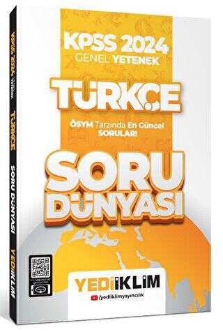 Yediiklim Yayınları KPSS 2024 Genel Yetenek Türkçe Soru Dünyası