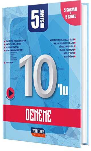 Yeni Tarz Yayınları 5. Sınıf 10`lu Deneme Yeni Tarz Yayınları 5. Sınıf 10`lu Deneme