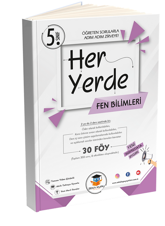 Zeka Küpü Yayınları 5.SINIF HERYERDE FEN BİLİMLERİ 30 Föy