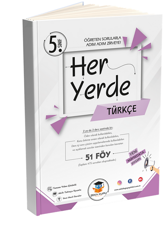 Zeka Küpü Yayınları 5.SINIF HERYERDE TÜRKÇE 51 Föy