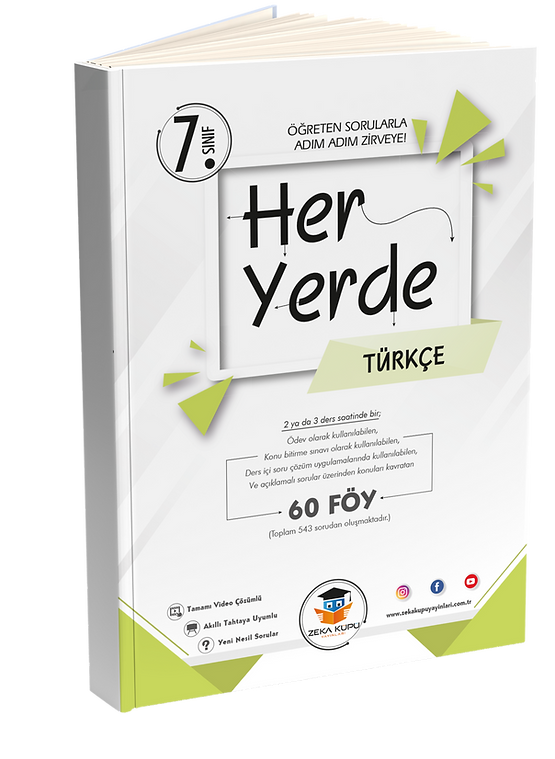 Zeka Küpü Yayınları 7.Sınıf Heryerde Türkçe 60 Föy