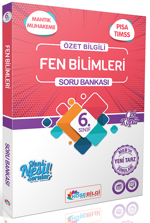 Köşebilgi Yayınları 6. Sınıf Fen Bilimleri Özet Bilgili Soru Bankası