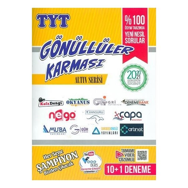Gönüllüler Karması 2023 TYT Deneme Altın Serisi