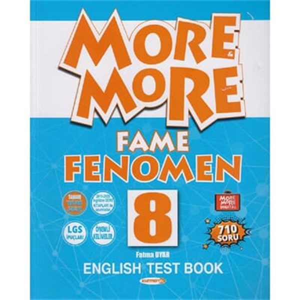 Kurmay Yayınları Kurmay ELT More and More English 8 Fame Fenomen Test Book