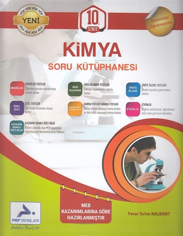 Paraf Yayınları 10. Sınıf Kimya Soru Kütüphanesi