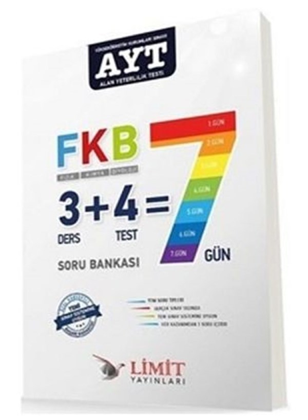 Limit Yayınları AYT Fizik Kimya Biyoloji Soru Bankası