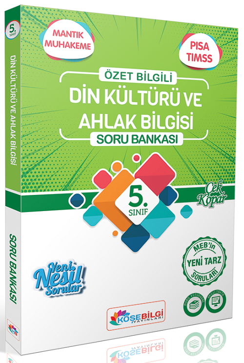 Köşebilgi Yayınları 5. Sınıf Din Kültürü ve Ahlak Bilgisi Soru Bankası