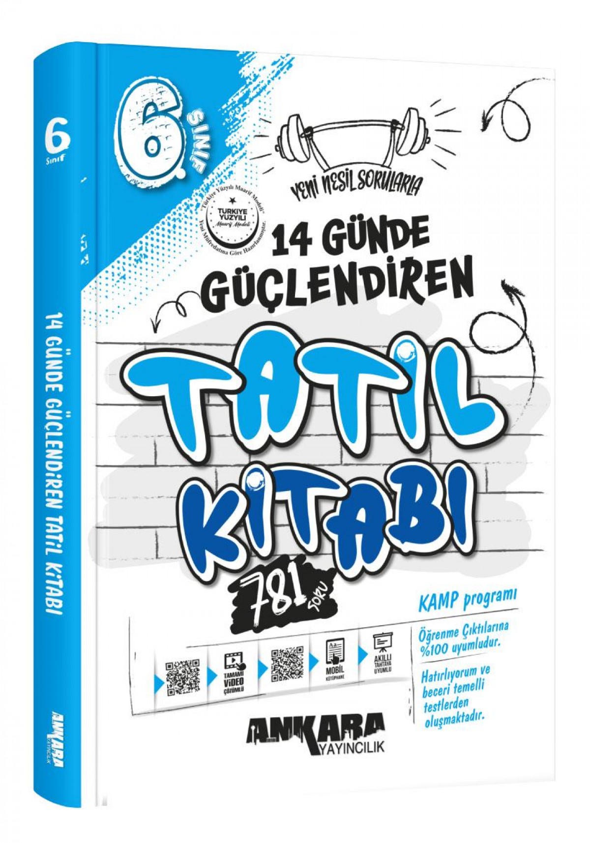 Ankara Yayıncılık 6.Sınıf 14 Günde Güçlendiren Tatil Kitabı