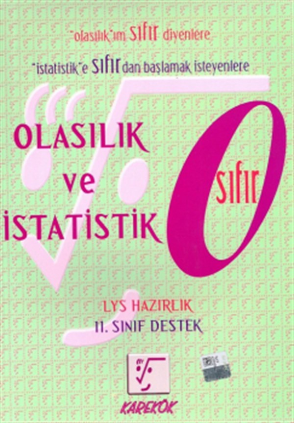 Karekök Yayıncılık Olasılık ve İstatistik Sıfır