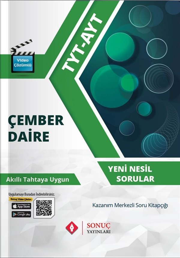 Sonuç Yayınları TYT AYT Çember Daire Kazanım Merkezli Soru Kitapçığı
