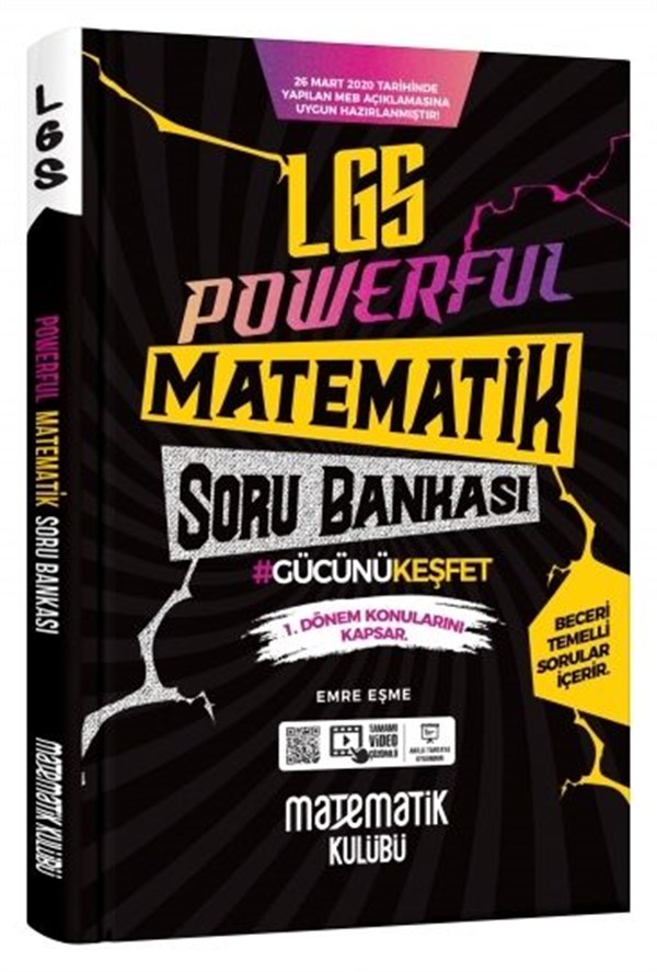 LGS Powerful 1. Dönem Matematik Soru Bankası Matematik Kulübü