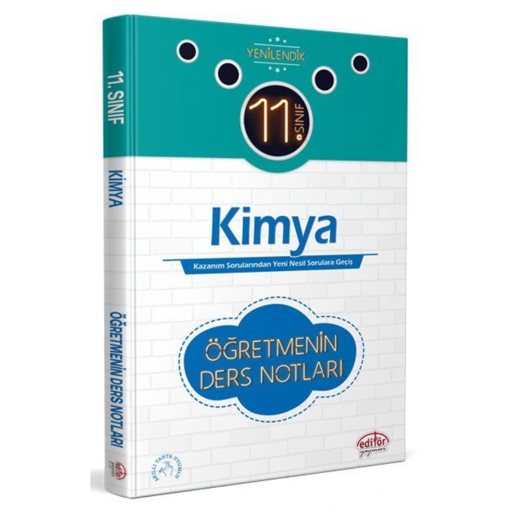Editör Yayınevi 11. Sınıf Kimya Öğretmenin Ders Notları
