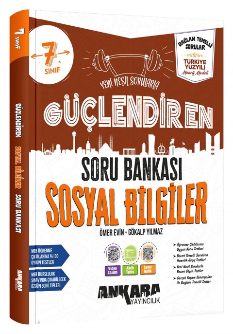 Ankara Yayıncılık 7. Sınıf Sosyal Bilgiler Güçlendiren Soru Bankası Ankara Yayıncılık 7. Sınıf Sosyal Bilgiler Güçlendiren Soru Bankası