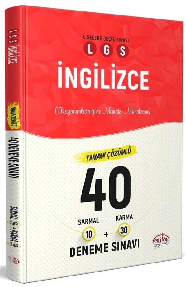Editör Yayınevi LGS İngilizce 40 Branş Denemesi Nasıl Çözülür