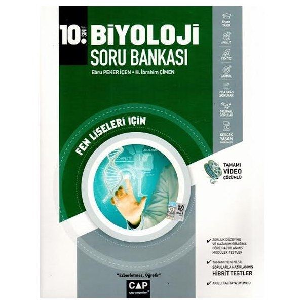 Çap Yayınları 10. Sınıf Fen Lisesi Biyoloji Soru Bankası
