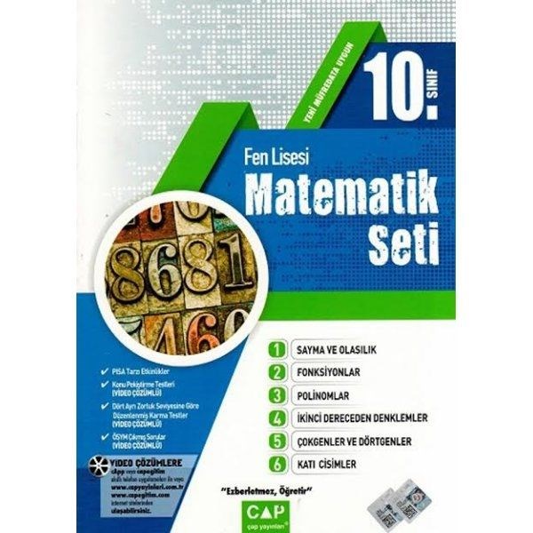 Çap Yayınları 10. Sınıf Fen Lisesi Matematik Seti