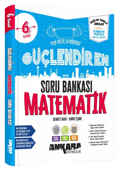 Ankara Yayıncılık 6. Sınıf Güçlendiren Matematik Soru Bankası Ankara Yayıncılık 6. Sınıf Güçlendiren Matematik Soru Bankası
