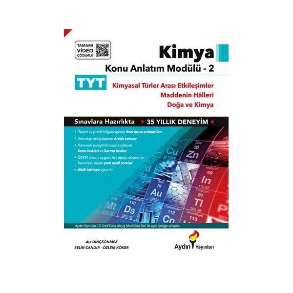 TYT Kimya Konu Anlatım Modülü - 2 Kimyasal Türler Arası Etkileşimler-Maddenin Halleri-Doğa ve Kimya