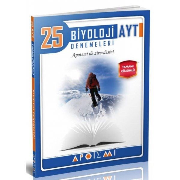 Apotemi Yayınları AYT Biyoloji 25`li Denemeleri