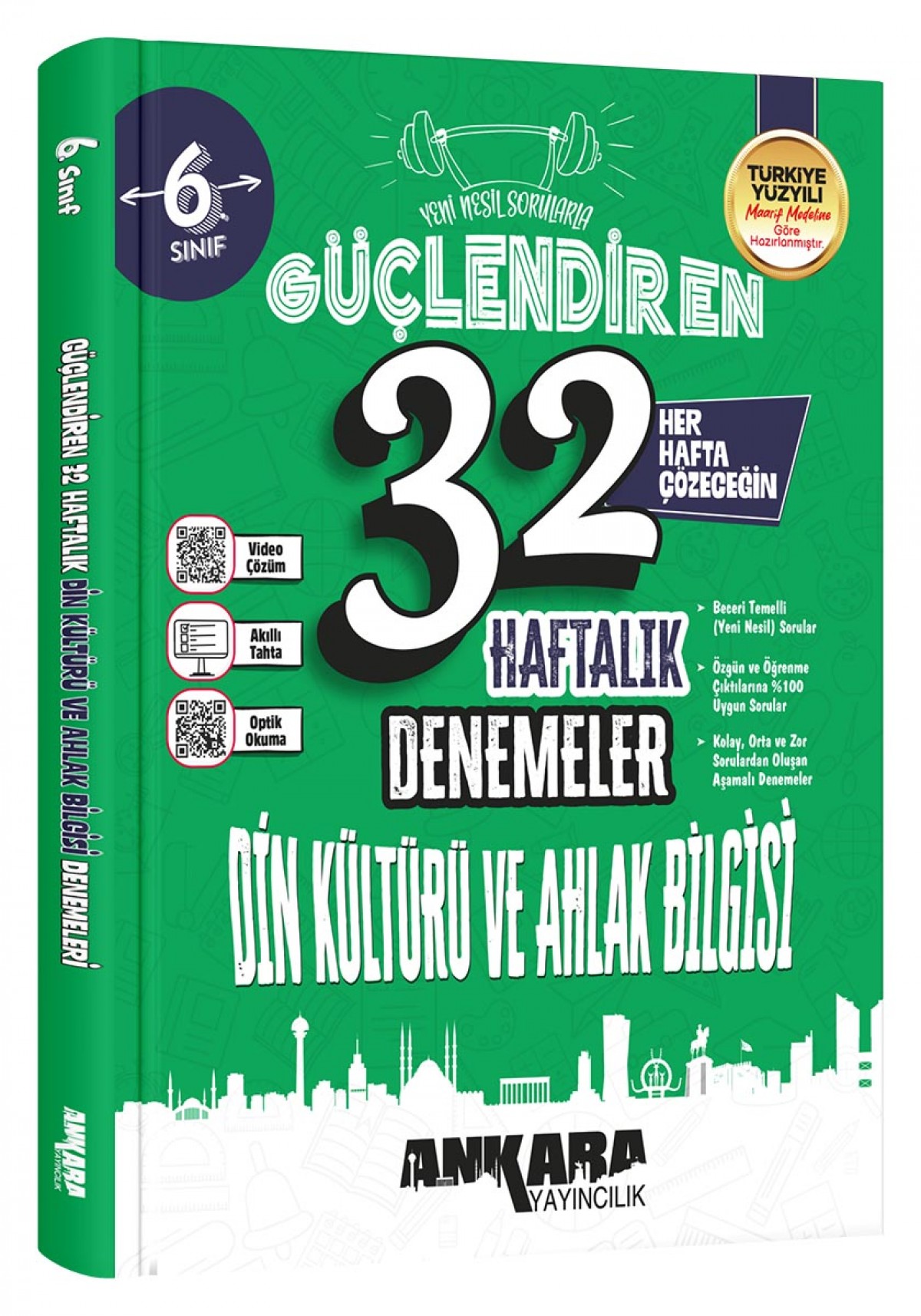 Ankara Yayıncılık 6. Sınıf Güçlendiren 32 Haftalık Din Kültürü Ve Ahlak Bilgisi Denemeleri Ankara Yayıncılık 6. Sınıf Güçlendiren 32 Haftalık Din Kültürü Ve Ahlak Bilgisi Denemeleri