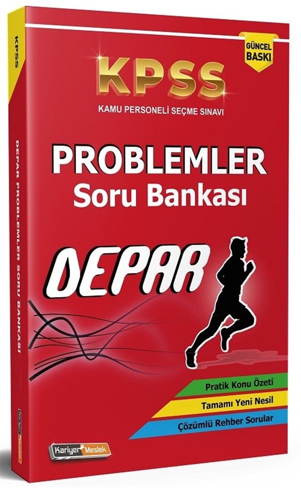 2021 KPSS Depar Problemler Örnek Çözümlü Soru Bankası