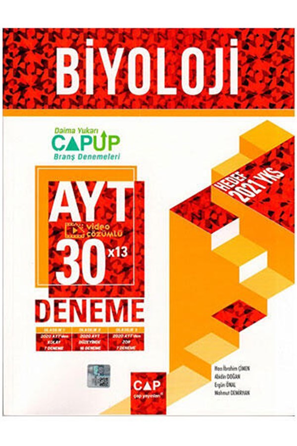 Çap Yayınları AYT Biyoloji 30 x 13 Up Deneme