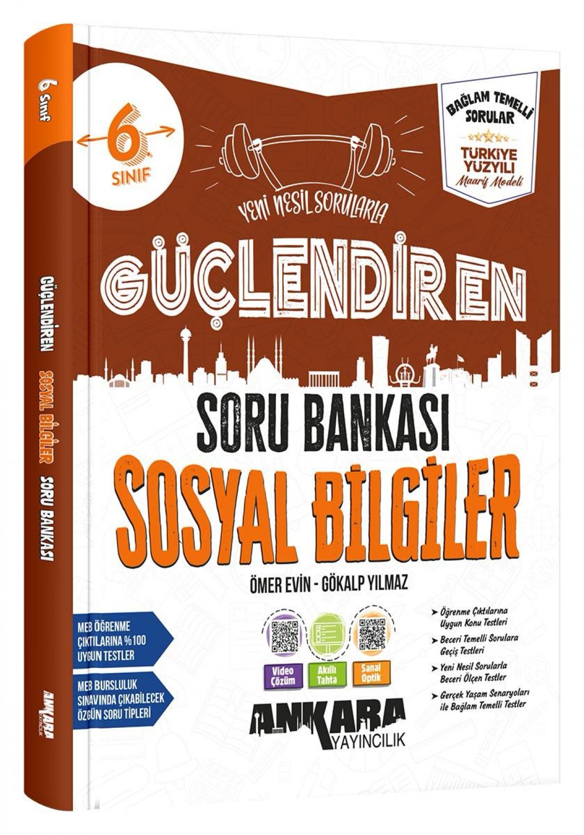 Ankara Yayıncılık 6. Sınıf Güçlendiren Sosyal Soru Bankası