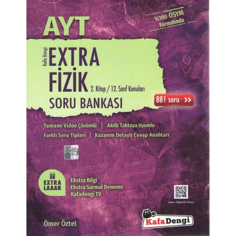 Kafa Dengi Yayınları AYT Extra Fizik Soru Bankası 2. Kitap Kafa Dengi Yayınları AYT Extra Fizik Soru Bankası 2. Kitap
