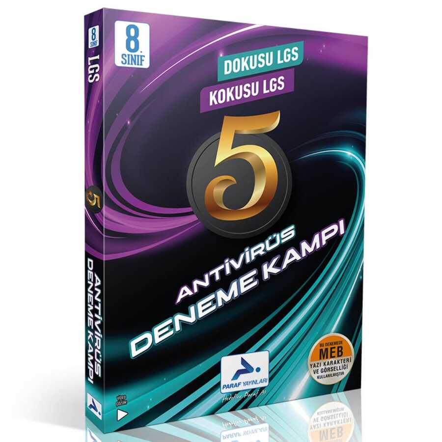PRF Yayınları 8. Sınıf LGS 5 Fasikül Antivirüs Deneme Kampı