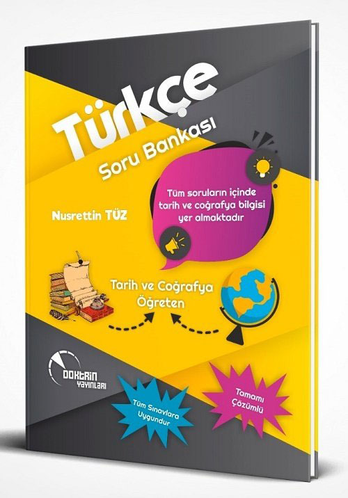 Doktrin Yayınları Tarih ve Coğrafya Öğreten Türkçe Soru Bankası