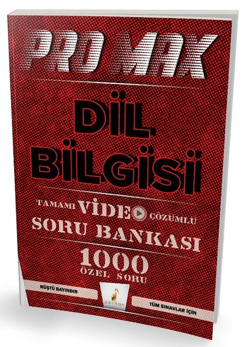 Promax Dil Bilgisi Tamamı Video Çözümlü Soru Bankası