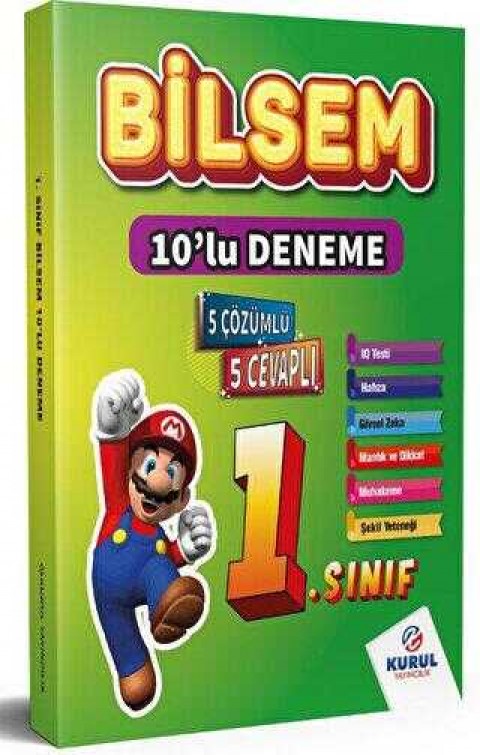 1. Sınıf Bilsem 10’lu Deneme Sınavı Seti